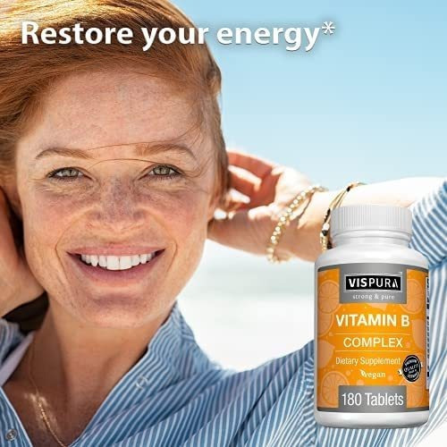 Vitamina B-12 Marca Vispura, 2,5 Mcg, 180 Pastilhas - Imagem 6