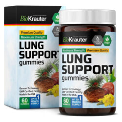 Gomas De Suporte Pulmonar Bio Krauter - Suplemento De Ervas
