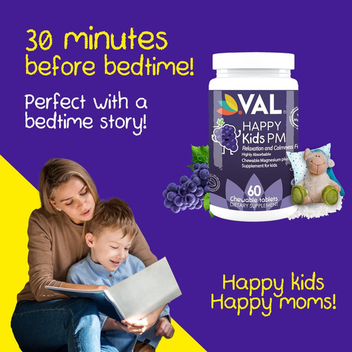 Val Kids Sleepy Grape Pm Mastigável: Magnésio, Camomila, Vit - Imagem 5