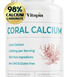 Vitapia Coral Cálcio 1000mg - 120 Cápsulas Vegetais - Não Og