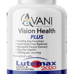 Avani Vision Health Plus Eye Health Feito Com Lutemax Mg Lut