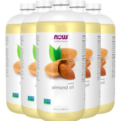 Óleo Amendoa Doce Now Foods 946 Ml Puro Importado 5un