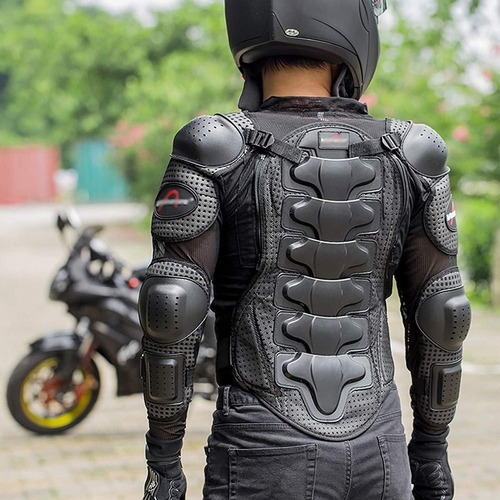 Armadura De Jaqueta Masculina De Motocross Colete Completo - Imagem 3