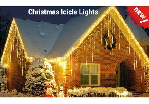 Lâmpada De Cortina Decorativa De Natal 3.5m — foto 5 Lâmpada De Cortina Decorativa De Natal 3.5m - Imagem 5