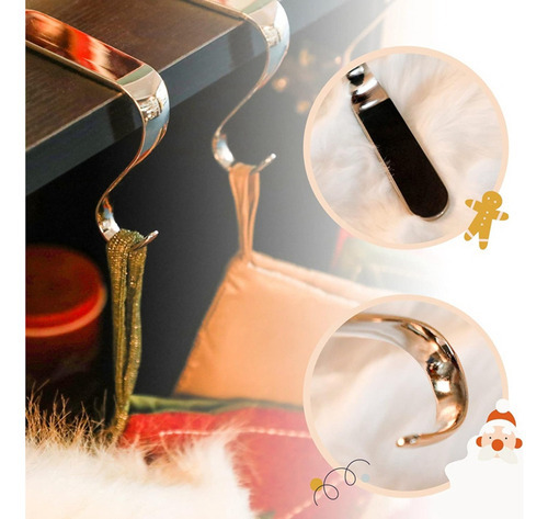 Suportes De Meias De Natal P3, Cabide De Lareira De Natal, G - Imagem 2