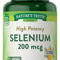 Suplementos Natures Truth Selenium 200 Mcg, 100 Contagens