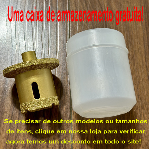 Gj Brocas Chanfro De Diamante M14 Com Diâmetro 40-60mm, - Imagem 3