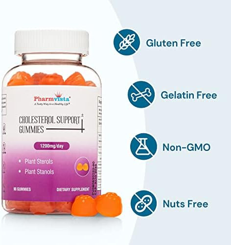 Esteróis E Estanóis Vegetais Pharmvista 1200mg Goma - Vegano - Imagem 7