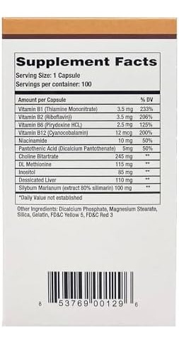 Lipochol Liver Support Detox - Vitaminas E Nutrientes Essenc - Imagem 3