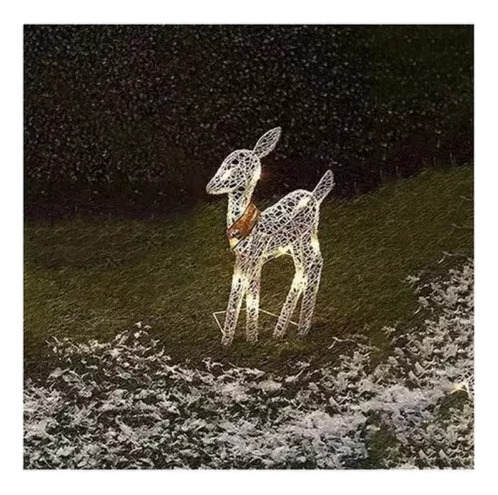 Ps Conjunto Enfeites Rena De Natal Com Led Luminosos De 3 - Imagem 8