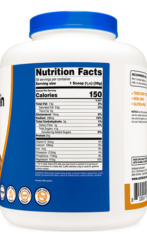 Proteína Em Pó Nutricost Whey Protein Isolate 2,27 Kg Chocol - Imagem 5