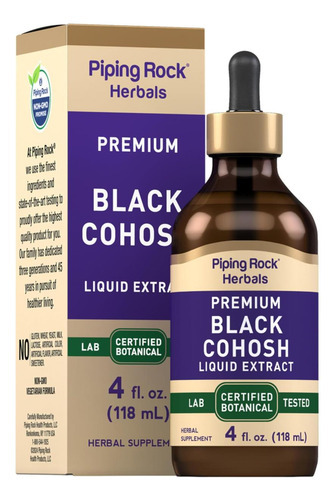 Extrato Líquido De Raiz De Cohosh Black Piping Rock | 4 Fl O