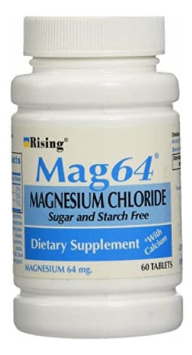 Rising Pharma - Cloreto De Magnésio Mag64 Com Comprimidos De