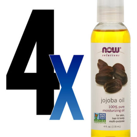 Óleo De Jojoba 118ml Now Foods Hidratante 100% Puro 4un - Imagem 2