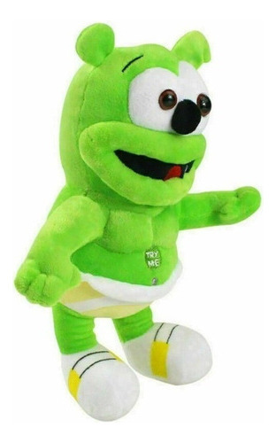 Ursinho De Goma Musical Cantando Boneca Pelúcia Brinquedo - Imagem 4