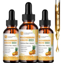 Líquido De Glicinato De Magnésio, 1000 Mg De Suplemento Líqu
