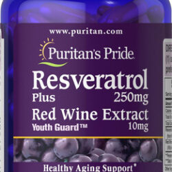 Puritans Pride Resveratrol 250 Mg, 60 Contagens