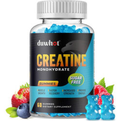 Gomas De Monohidrato De Creatina Duwhot Para Homens E Mulher