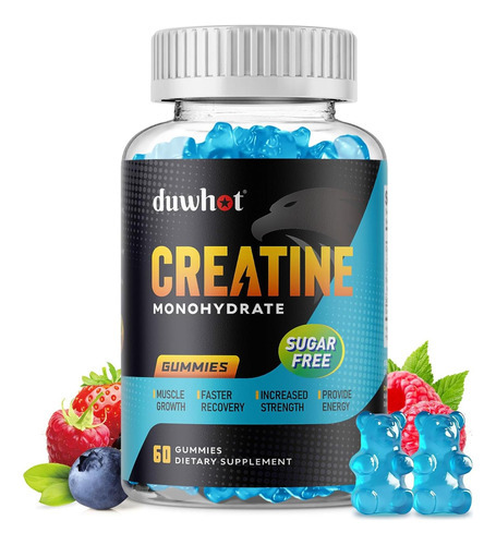 Gomas De Monohidrato De Creatina Duwhot Para Homens E Mulher