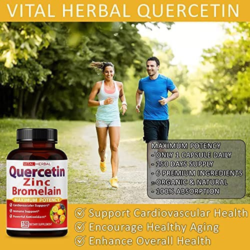 Quercetina De Pureza Premium 98% Com Cápsulas De Bromelaína - Imagem 6