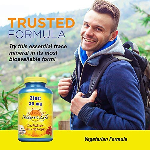 Natures Life Picolinato De Zinco 30mg | Mais 2 Mg De Cobre - Imagem 4