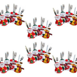 24 Picks De Natal Arranjo Enfeite Decora Natalina Mesa