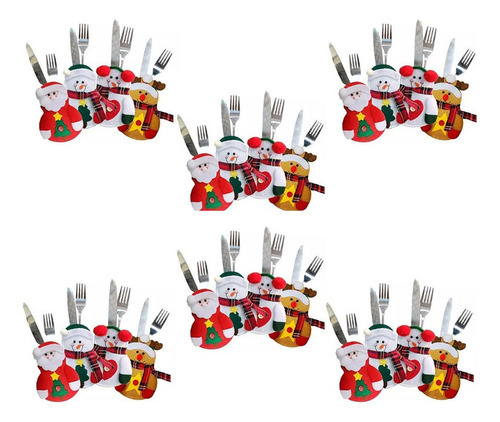 24 Picks De Natal Arranjo Enfeite Decora Natalina Mesa