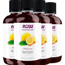 Óleo De Limão Now Foods 118ml Puro Importado 4un