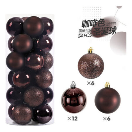 Novo 24 Esferas De Natal, Doces, Árvore De Decoração De - Imagem 20