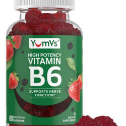 Yum-vs Vitamina B6 Gomas 100mg Por Yumvs | Suporta Sistema