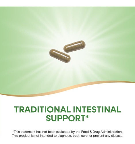 Folha De Neem Herbal Da Natures Way, Suporte Intestinal Trad - Imagem 3