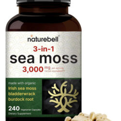 Cápsulas De Musgo Marinho Irlandês, 3.000 Mg Por Porção, 240
