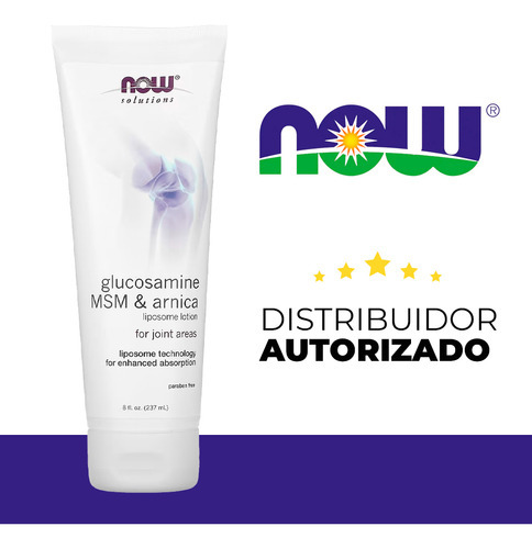 Loção Glucosamina, Msm Arnica Now Foods 237ml Importado - Imagem 5