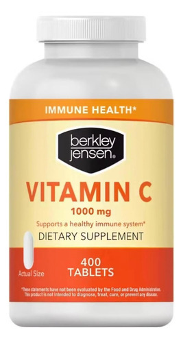 Berkley Jensen 1000 Mg Suplemento De Vitamina C (400 Comprim