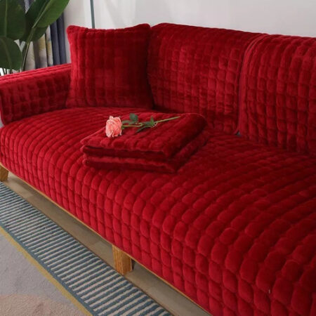Capa Pra Sofá Flannel Retrátil 90*90cm 4 Lugares - Imagem 16
