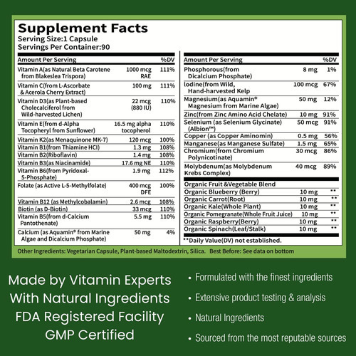 Um Multivitamínico Diário Para Homens - Com Vitaminas E Mine - Imagem 6