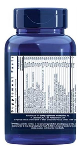 Suplemento Life Extension Prenatal Advantage Vitamina Pré-n - Imagem 2
