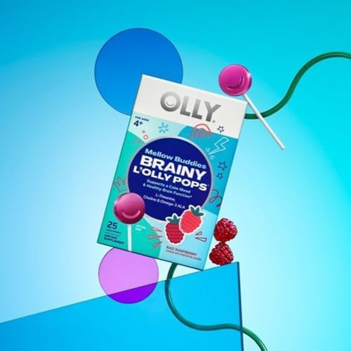 Olly Mellow Buddies Lolly Pops, Omega-3 Ala, L-teanina, Co - Imagem 9