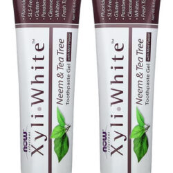 Creme Dental Now Foods Xyliwhite Neem E Tea Tree, 6,4oz 2un