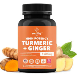 Açafrão + Cápsulas De Gengibre 1200mg | Conforto Conjunto, S