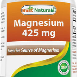 Best Naturals Magnésio 425 Mg 180 Cápsulas Vegetais - Alt...