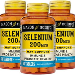 Mason Natural Selenium 200 Mcg - Suplemento Antioxidante Pa
