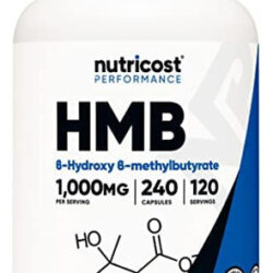 Nutricost Hmb (beta-hidroxi Beta-metilbutirato) 1000 Mg (24