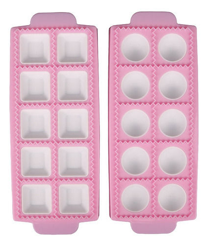 A Massa De Ravioli Molda O Molde Do Ravioli Do Silicone 2pcs