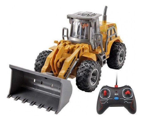 Trator Pá Carregadeira De Metal Controle Remoto