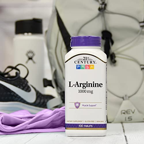 21st Century L-arginina 1000 Mg, Força Máxima 100 Cada - Imagem 4