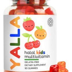 Vitaminas Halal Yalla Para Crianças, Gomas Multivitamínicas