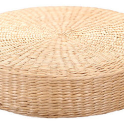 Almofada De Assento De Pufe Redonda Almofada Futon 50x50