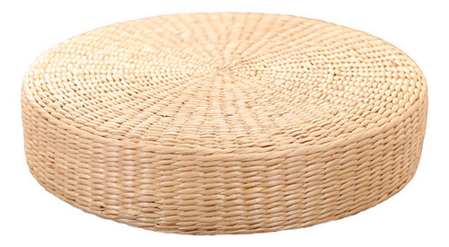 Almofada De Assento De Pufe Redonda Almofada Futon 50x50