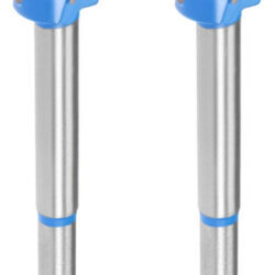 2 Broca Forstner 17mm Carburo De Tungsteno, Tope Filo Azul